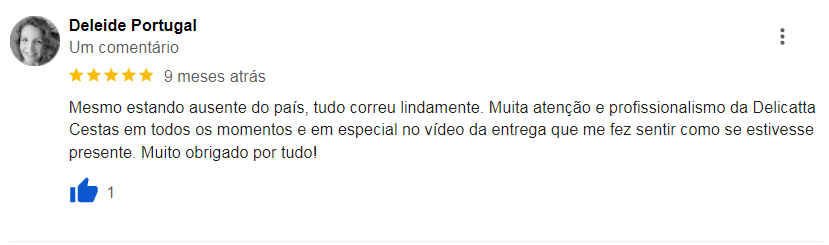 Avaliações 5 Estrelas
