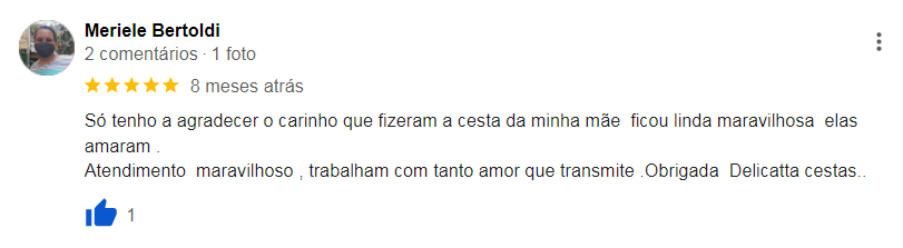 Avaliações 5 Estrelas