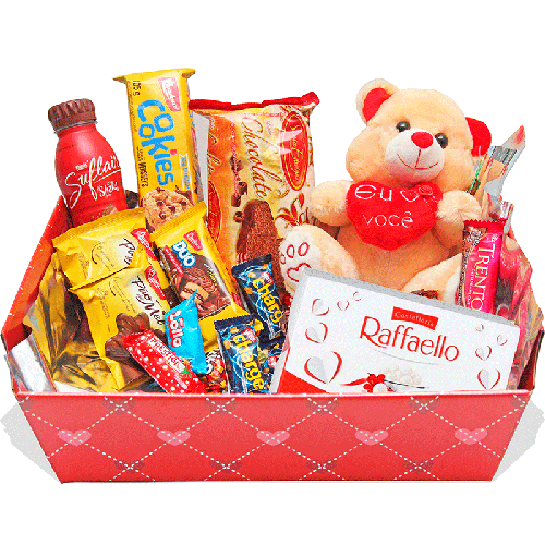 Box Chocolates e Pelúcia<br>
Código: dc12