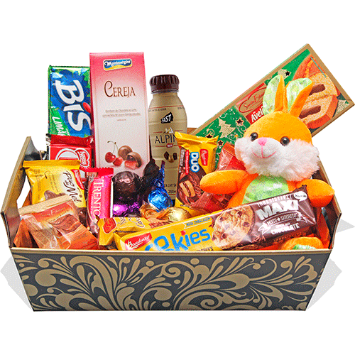 Box Páscoa Chocolates e Pelúcia<br>
Código: dc15