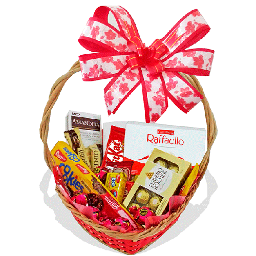 Cesta de Chocolates Finos<br>
Código: dc34