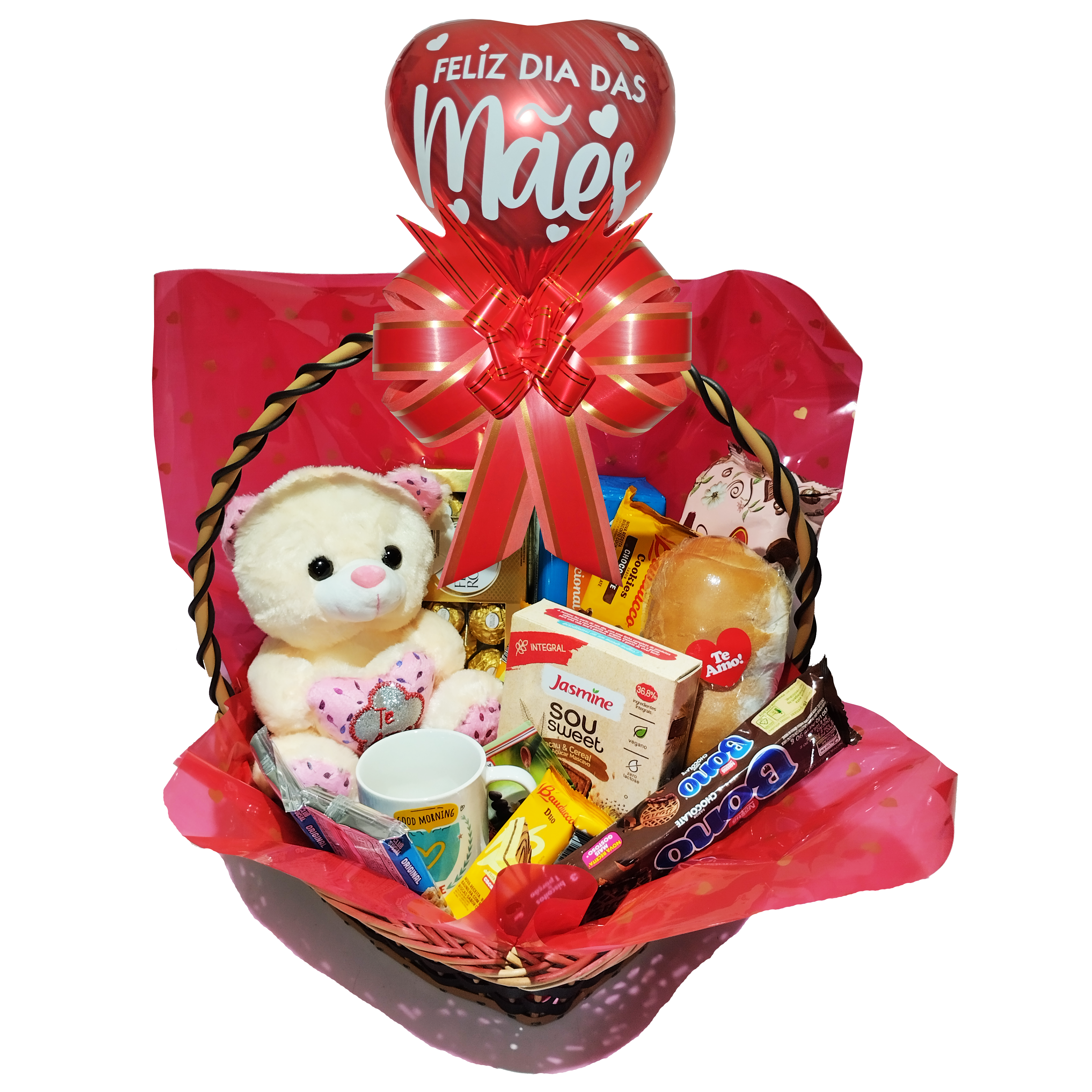 Cesta Café da Manhã + Pelúcia<br>
Código: dc76
